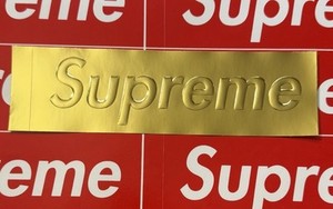 Gold Supreme Sticker | eBay