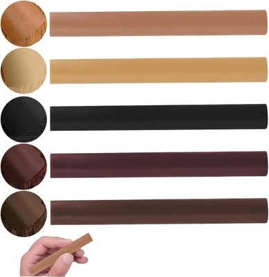 5er Pack Holzreparaturwachsstäbchen, hell- bis dunkelbraune Holzspachtelstifte für Kratzer