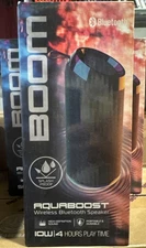 Tzumi Aquaboost Boom Wireless Bluetooth Speaker Splash Proof 4 hrs New in box