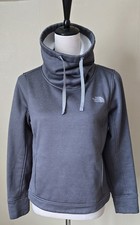 The North Face Women  s Gray Fleece Cowl Neck Pullover Hoodie Size M
