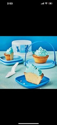 Tupperware Kids Mini Cake Serving Party  Set Disney Frozen TupperToys New Rare