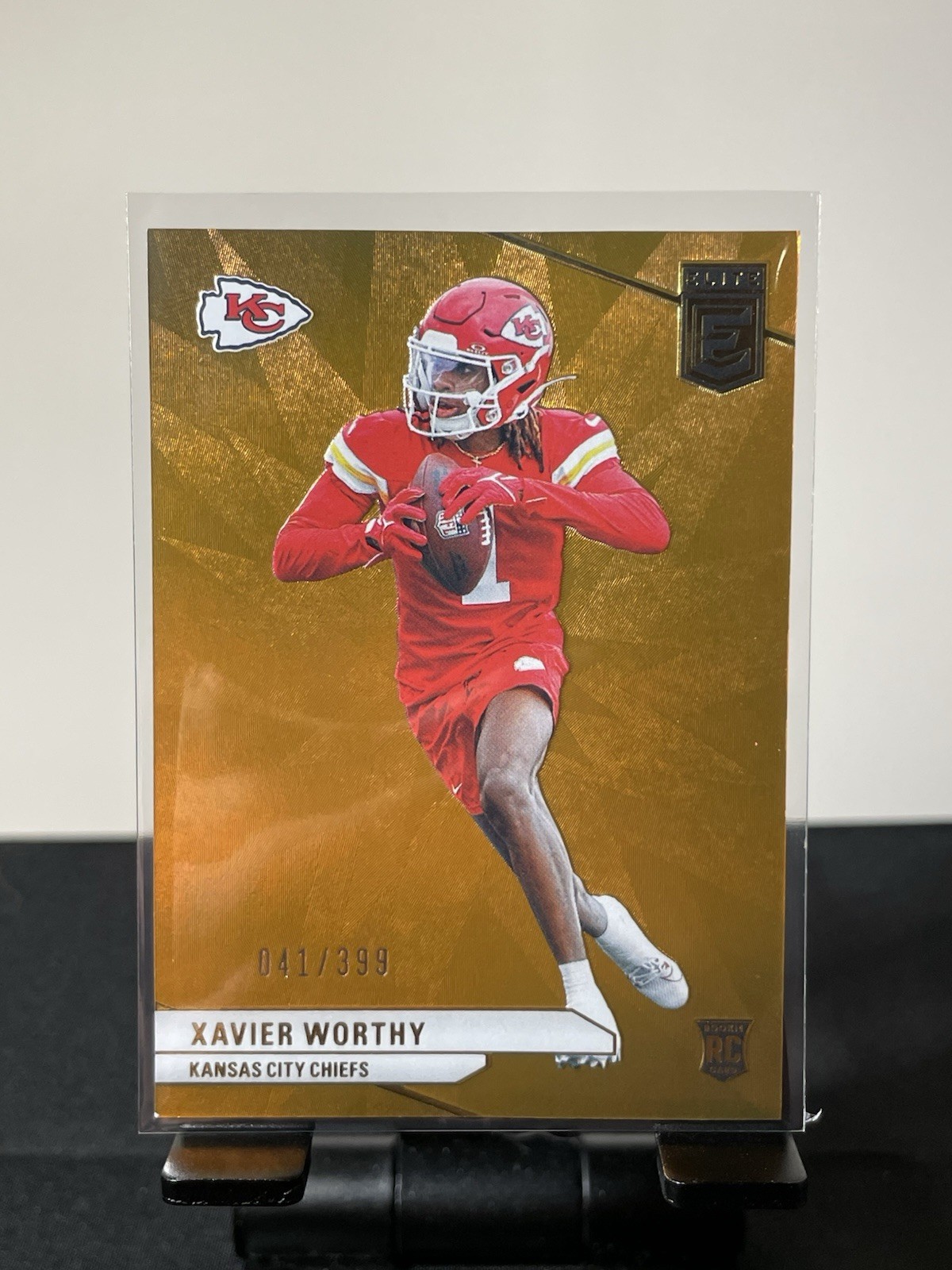 2024 Panini Donruss Elite Football Xavier Worthy Orange /399 Rookie