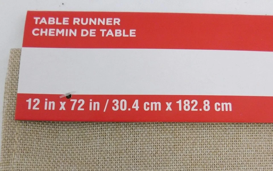 Celebrate it Christmas Holiday Table Runner New 12 x 72 Plaid Trees - Image 2 of 3