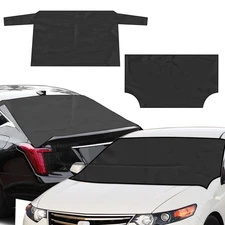 All-Season Magnetic Car Windshield Cover Front & Rear Sun Snow Frost Guard