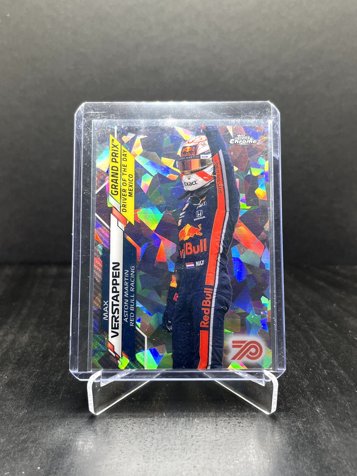 2020 Topps Chrome Sapphire F1 Max Verstappen 70th Anniversary 12/70 #171 view 1