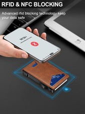 Wallet for Men RFID Wallet with 2 ID Windows