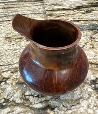 signed  Numbered turned wood vase Karl Fillip 407 5.5  