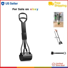 Dog Pooper Scooper Heavy Duty ABS Frame Lightweight Easy Use Durable