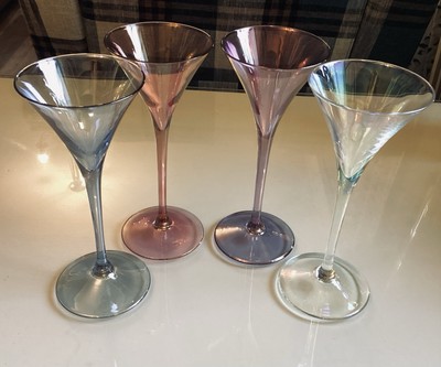 Vier LSA Pearl Collection Cocktailgläser 80ml Martini mundgeblasen feine Qualität