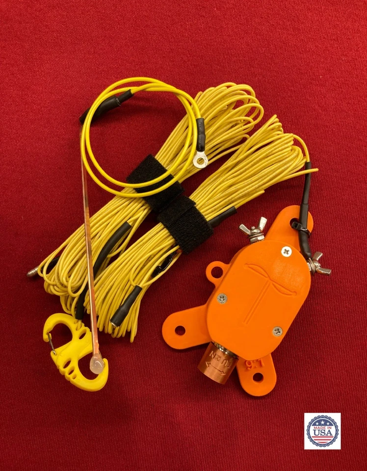 50W Random Wire Portable Low Power End Fed Antenna for 80-6M Ham Radio - N9SAB - Image 3 of 4