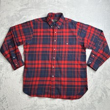 VTG Pendleton Lobo Shirt Men’s L Button Down Wool Plaid Multi-Color Made In USA