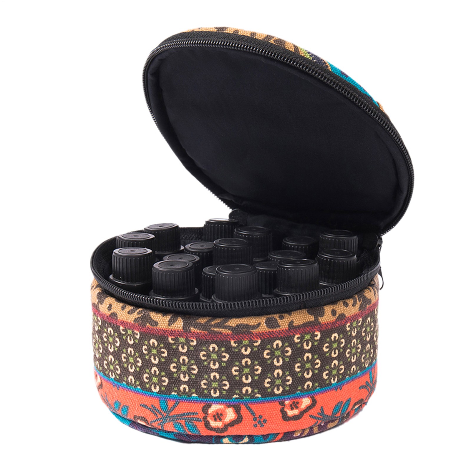 Estuche de aceite esencial 20 botellas 5ML10ML 15ML lona fragancia aceite estuche de almacenamiento bolsa