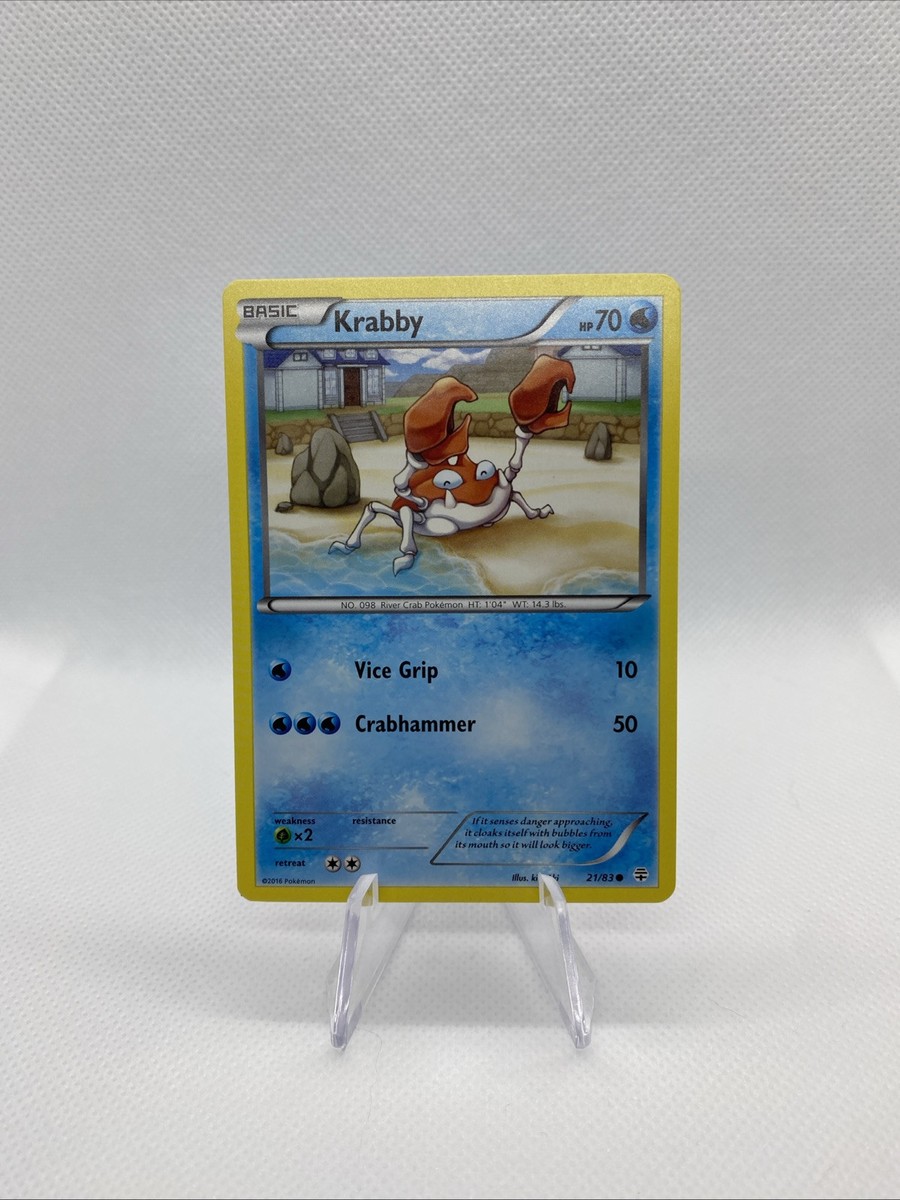 krabby pokemon card price Amazon.com: Pokemon - Krabby (66) main image 1