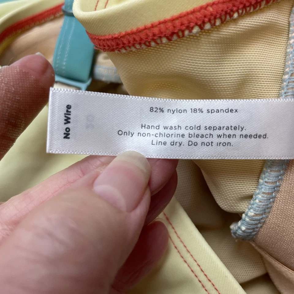 Swim by Cacique One Piece Swimsuit Womens 20 Pastel Ombre Lightly Lined No Wire - Image 4 of 4