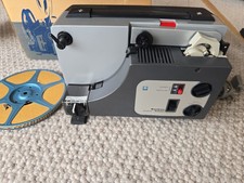 Vintage Sankyo Dualux 1000 Dual-Format 8mm Film Projector New With Cover  Reel