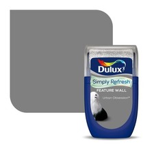 Dulux Simply Refresh Feature Wall Matt Emulsion Paint Urban Obsession, 30ml