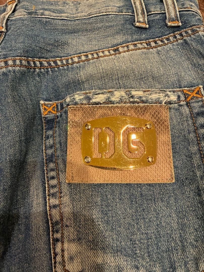 Dolce Gabbana Python Logo Plate Denim - image 6