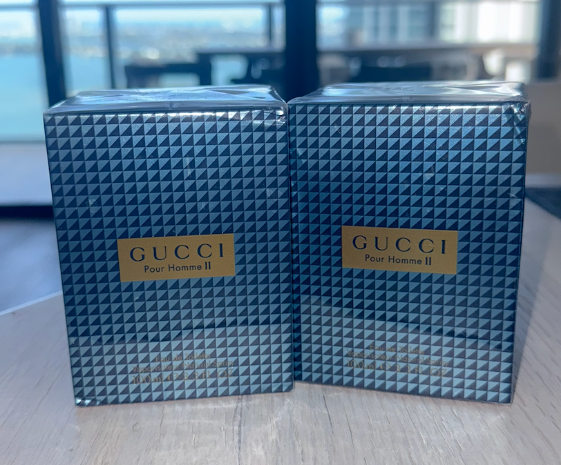 Gucci Pour Homme II 3.3oz Men's Eau de Toilette Cologne Brand New