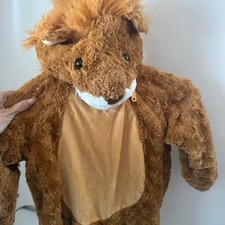 Lion Costume Unisex Fuzzy Full Zip Cute 2-3T
