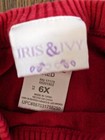 Size 6 6X Iris & Ivy Scottish Terrier Dog Red Sweater Girl — photo 3