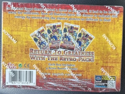 Yugioh TCG Retro Pack 4-Pack Mini Box New Sealed! | eBay
