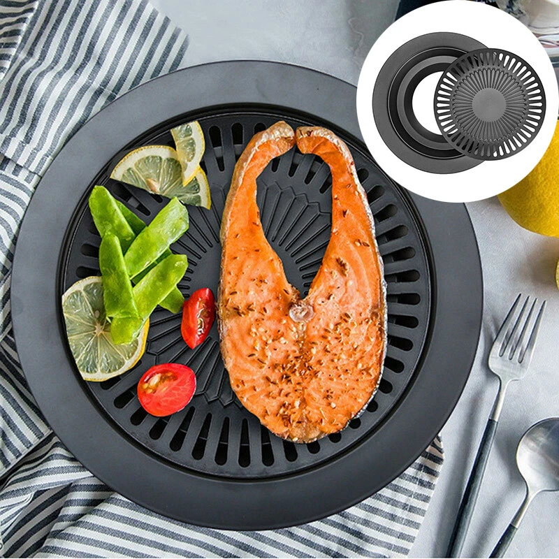 Stovetop Korean BBQ Non-Stick Grill Pan with New Non-Stick Coating - China Gas  Grill Pan and Gas Grill price