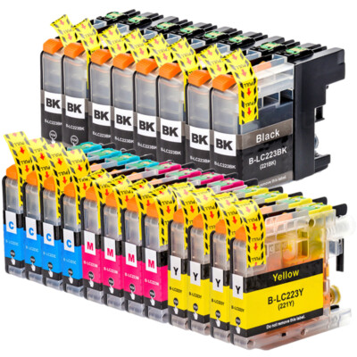 Kompatibel für LC223XL Brother LC 223 Patronen DCP-J562DW DCP-J4120DW MFC-J480DW