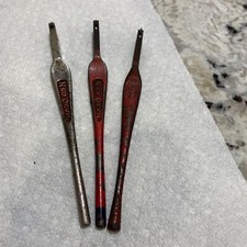 Lot of 3 Vintage Glass Cutters Red Devil 024