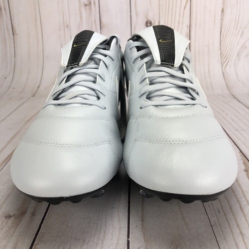 Nike Premier 3 FG Soccer Cleats Pure Platinum Gray White Black Mens Size 12 - Picture 3 of 10