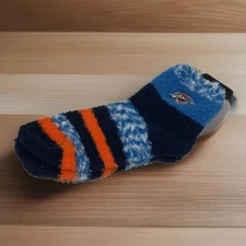 For Bare Feet Oklahoma City Thunder Fuzzy Cozy Socks, One Size **NEW**