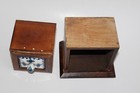 Antique Hand Crafted Spice Holder - Rustic Ceramic Wooden Drawer Kitchen Storage — photo 8