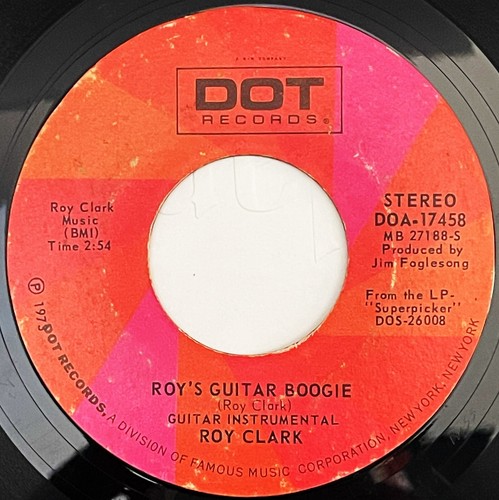 Roy Clark – Riders in the Sky / Roy's Guitar Boogie: # DOA-17458: EX: FREE SHIP - Picture 4 of 4