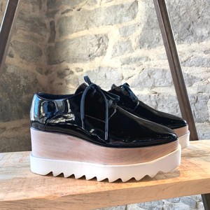 stella mccartney black platform shoes