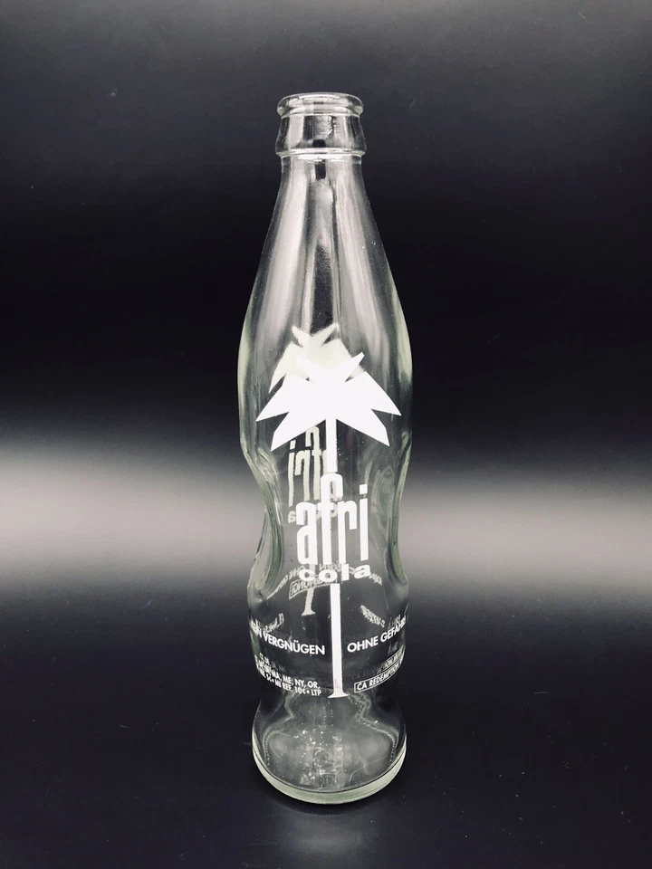Botella de refresco vintage ACL forma inusual AFRI-COLA / ALEMÁN - aproximadamente 6 OZ Foto 2 de 4