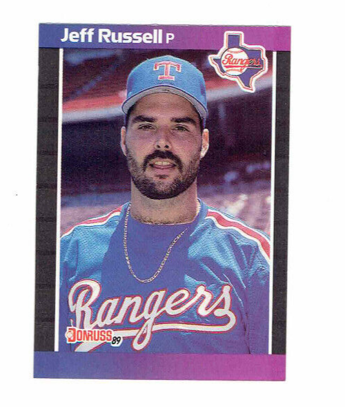 Jeff Russell Texas Rangers Pitcher #403 Donruss 1989 #Baseball