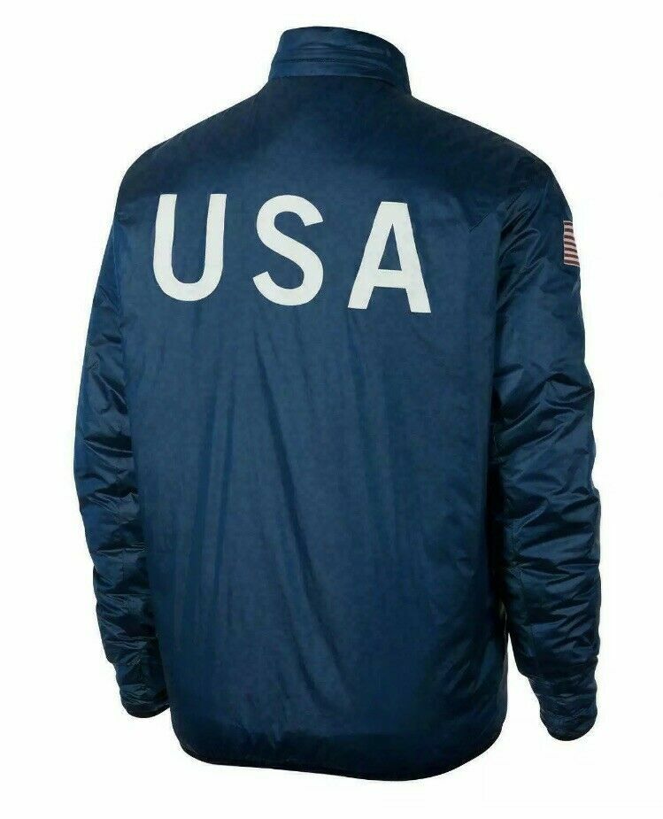Nike NikeLab TEAM USA Winter OLYMPIC SUMMIT Blue JACKET 916645-474