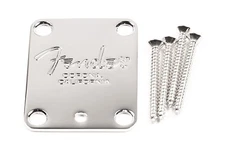 Genuine Fender American Standard Neckplate Chrome 099-1445-100 NEW