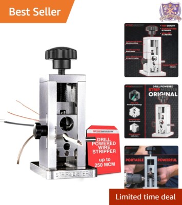Portable Wire Stripper for Efficient Scrap Handling - Copper and Braided Wires