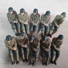 lot of 10pcs 1:32 21st Century Toys Ultimate Soldier WWII US Army Infantry 