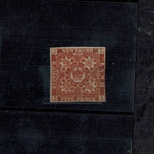 Terranova Emisiones 1862-1864 SG 19 5d Chocolate Marrón Imperf MOG NH GEMA CV L100