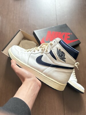 Nike Air Jordan 1 High Metallic Navy 2016 US9 / 42.5