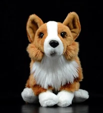 Welsh Corgi Dog 8" Stuffed Animal Plush Toys Toddler Doll Kids Gifts