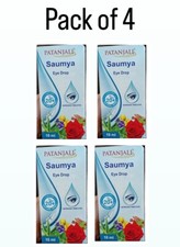 Pack of 4  New Ayurvedic Herbal Saumya Eyedrops 10ml