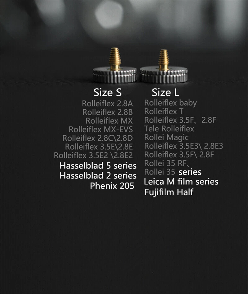 Rotatable Camera Shutter Release Button Steel Brass For Leica Hasselblad Rollei - Image 4 of 4