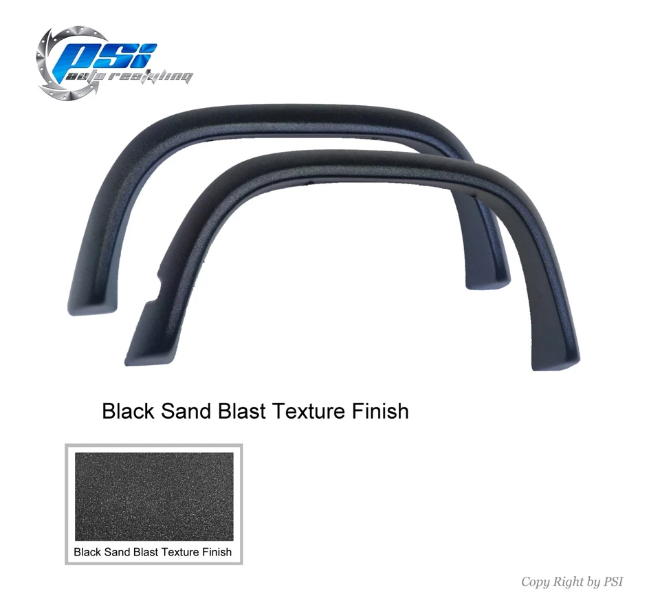 Extension Fender Flares 81-93 Fits Dodge D250 6'5" and 8', Ramcharger, Textured - Imagem 3 de 4