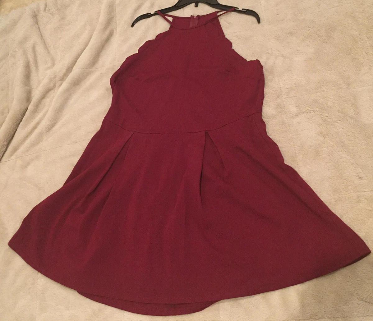 Charlotte russe maroon clearance dress