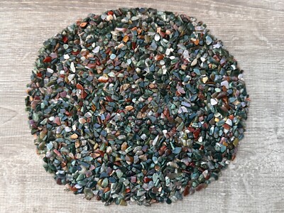 Fancy Jasper Semi Tumbled Gemstone Mini Chips 3 - 10 mm, Wholesale Bulk Lot