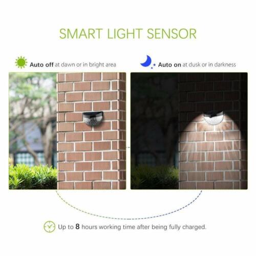 Solar Fence Post Lights, Deck Lights LED Decorative Garden Wall Mount Light - 第 3/9 張圖片