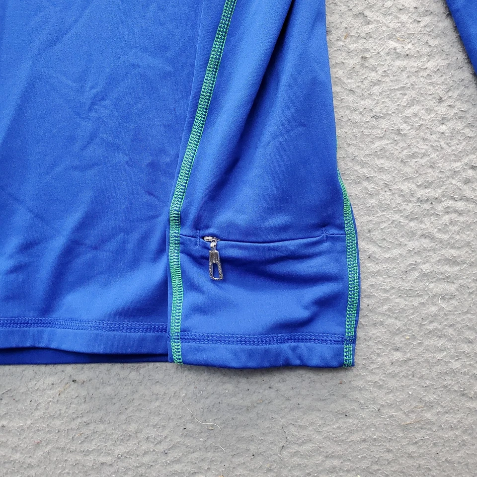 RLX Ralph Lauren Ropa Activa Camisa Mujer Pequeña Azul Elastizada Manga Larga Pullover Foto 3 de 4