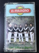 Rare Vintage Mexican Cassette Tape - Grupo El Milagro, Con Sabor A Banda